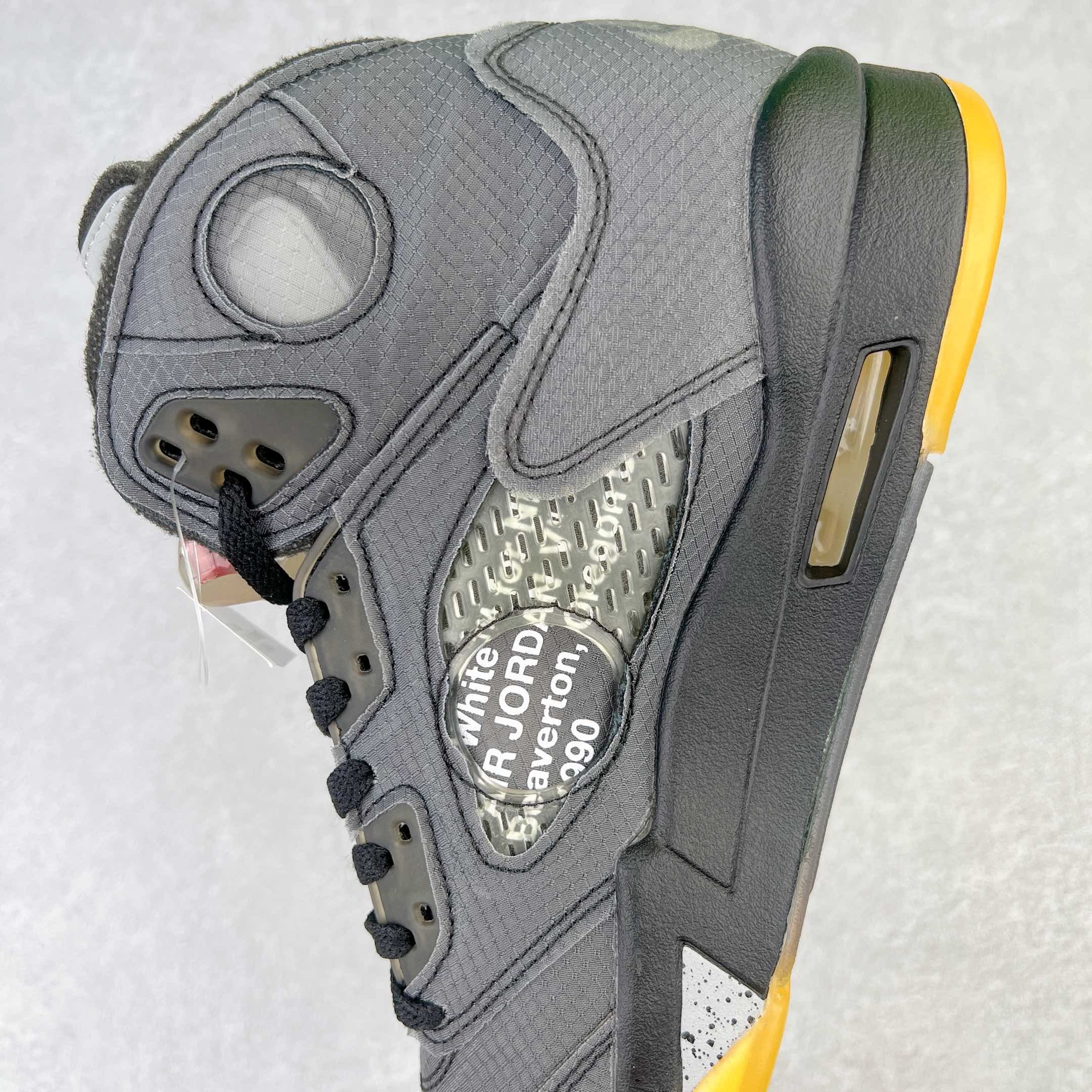 Off-White x Air Jordan 5 Black CT8480-001 - CCSHOES