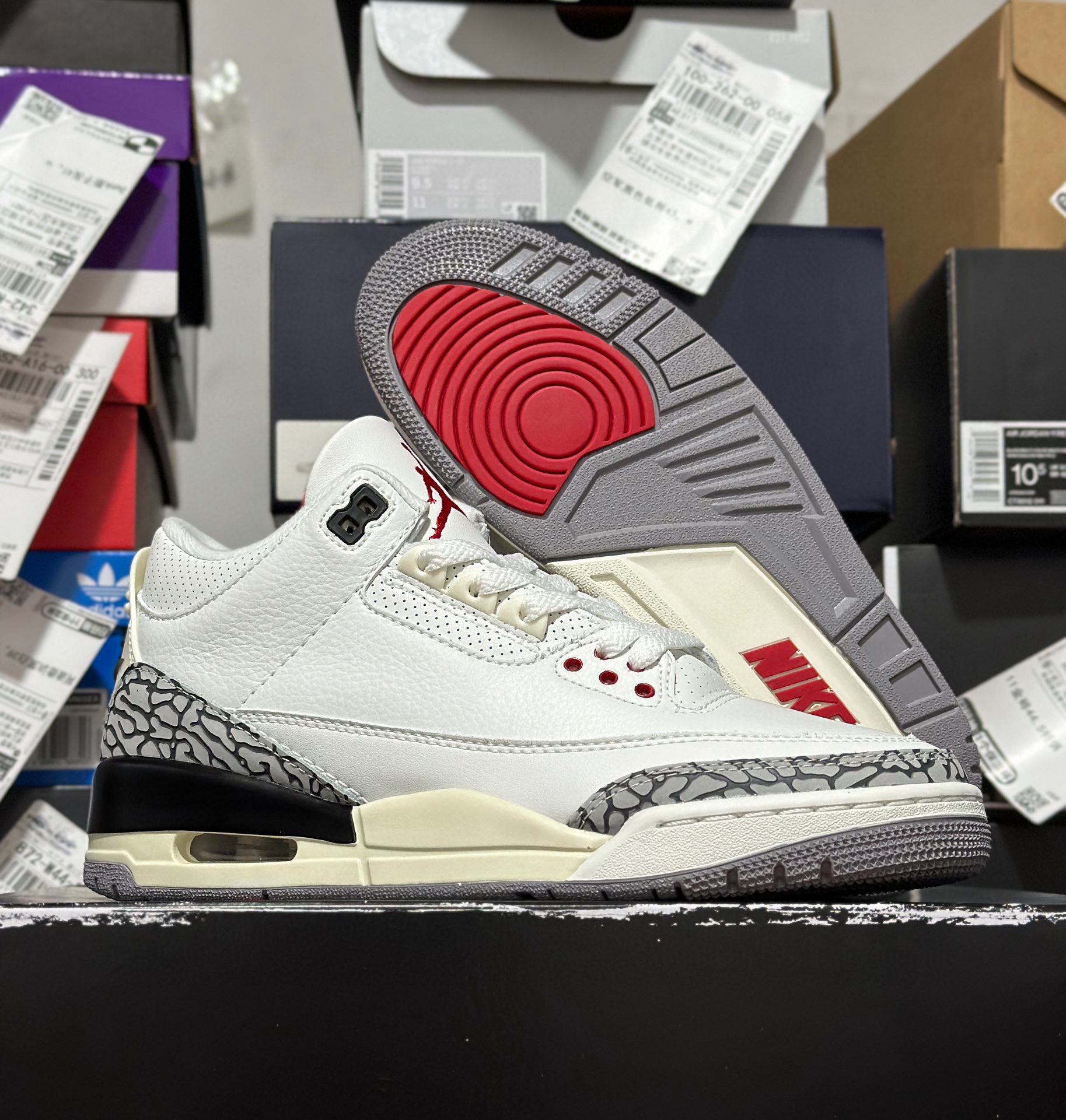 Air Jordan 3 White Cement Reimagined Shoes DN3707-100 - CCSHOES