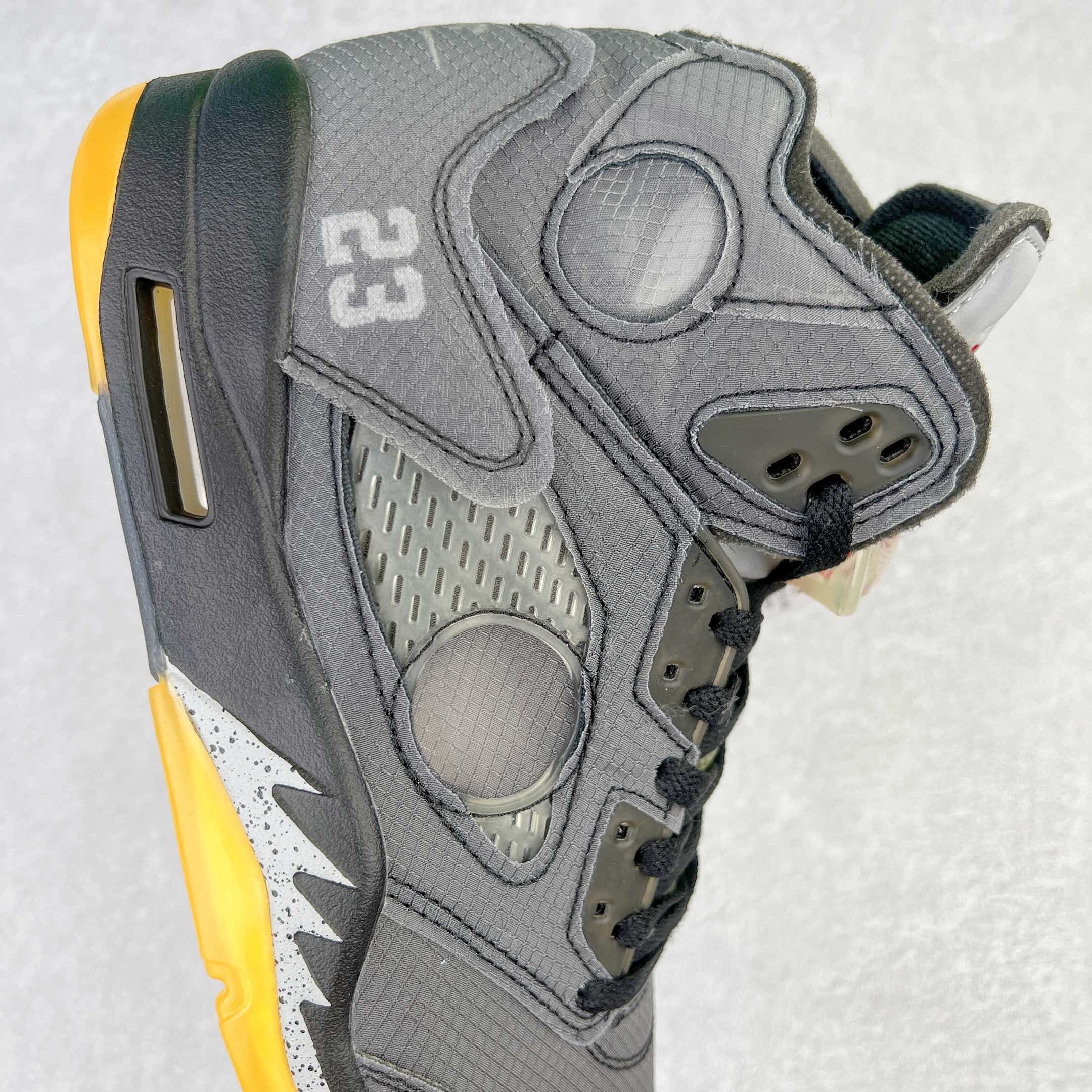 Off-White x Air Jordan 5 Black CT8480-001 - CCSHOES