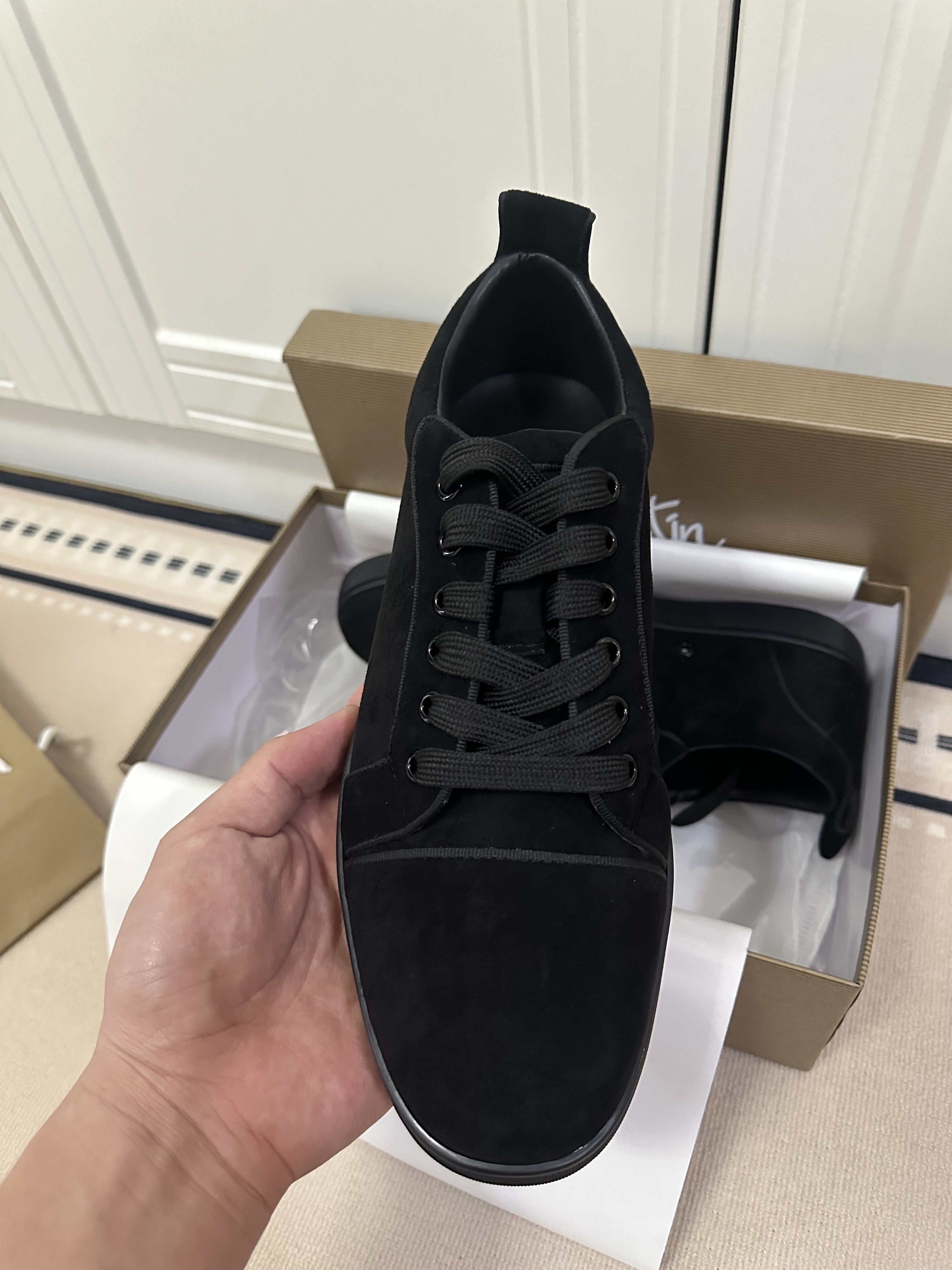 Christian Louboutin Louis Junior Spikes - CCSHOES