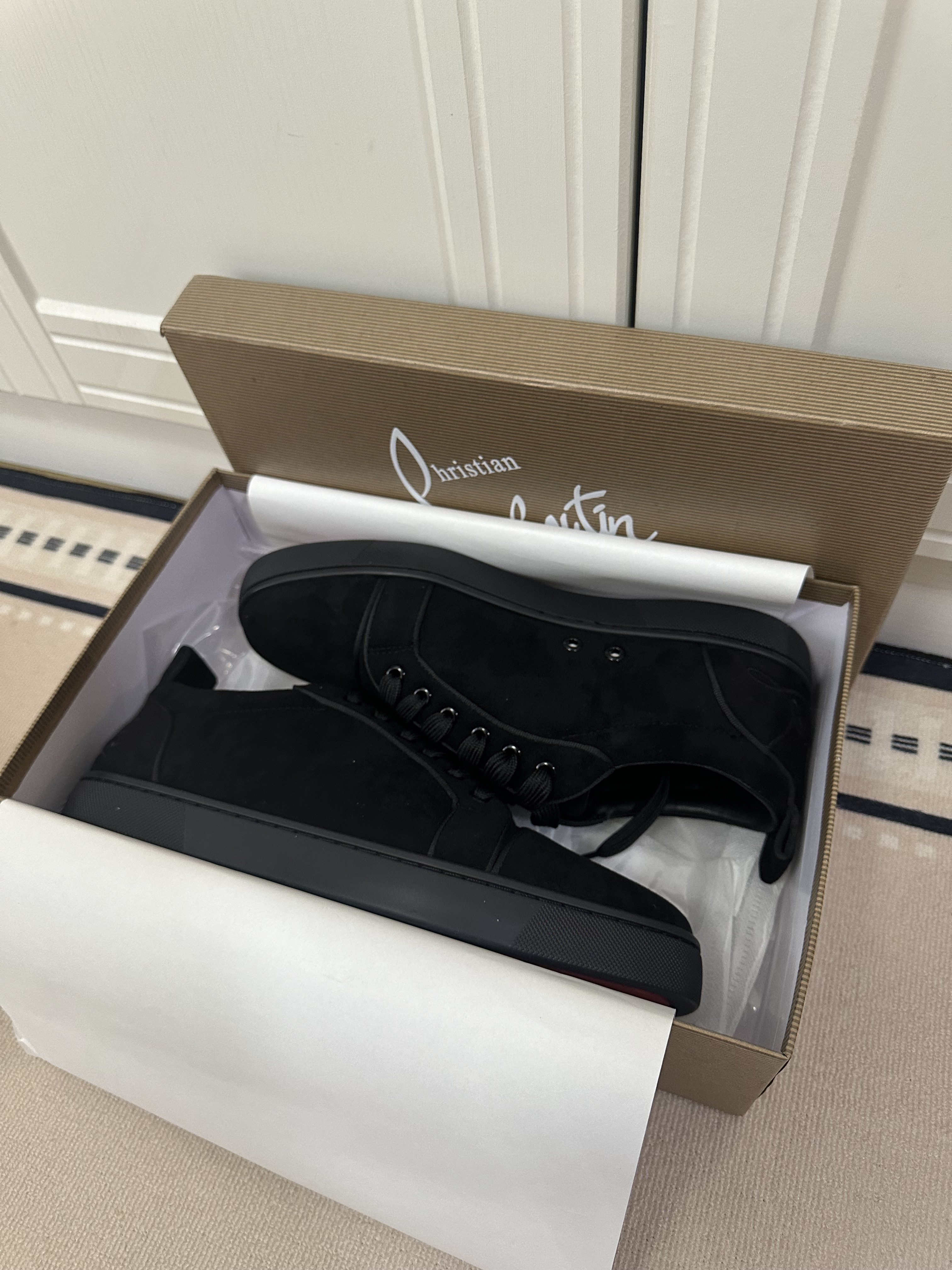 Christian Louboutin Louis Junior Spikes - CCSHOES
