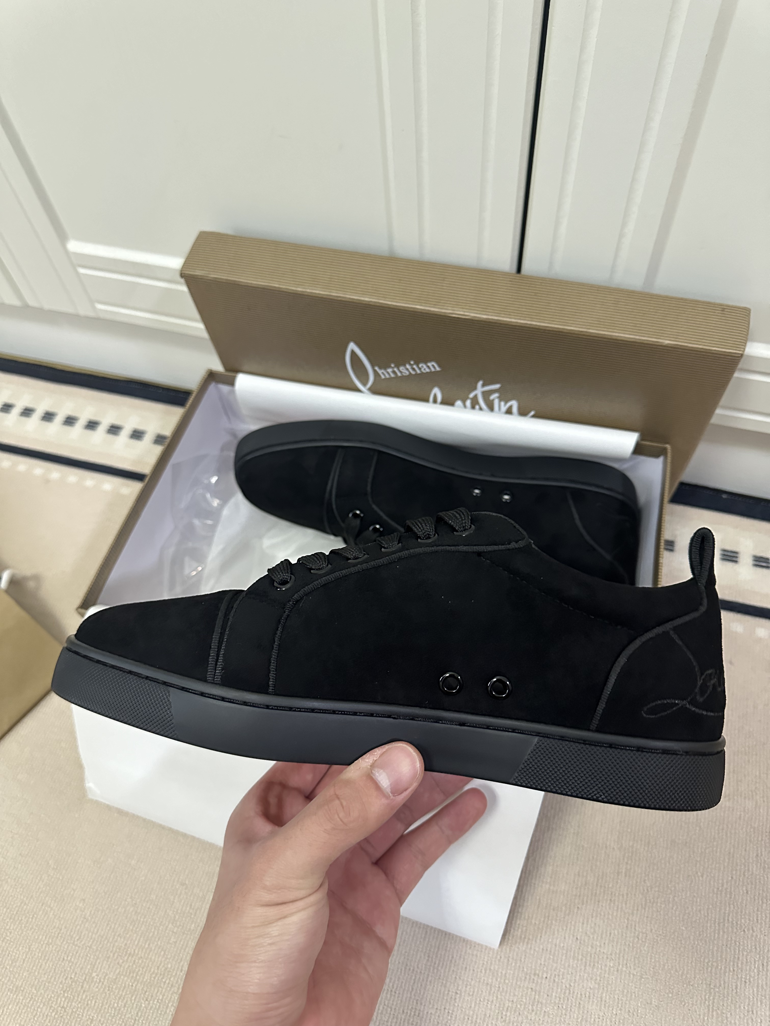 Christian Louboutin Louis Junior Spikes - CCSHOES