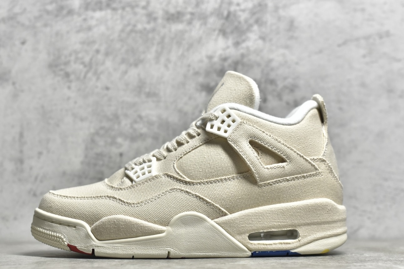 Air Jordan 4 Retro Blank Canvas DQ4909-100 - CCSHOES