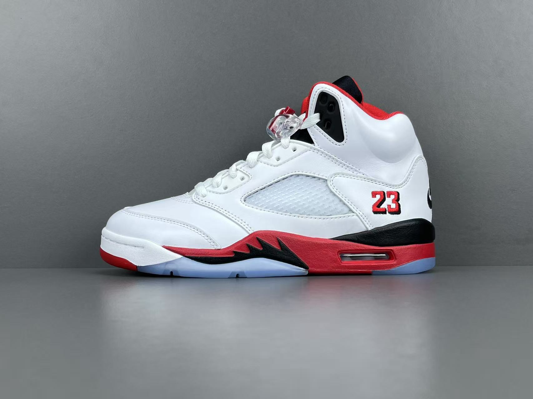 Jordan 5 Retro Fire Red Black Tongue HQ7978-101 - CCSHOES