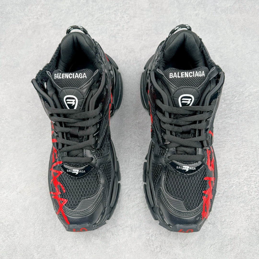 BALCIA Runner Black And Red Characters Balenciaga - CCSHOES
