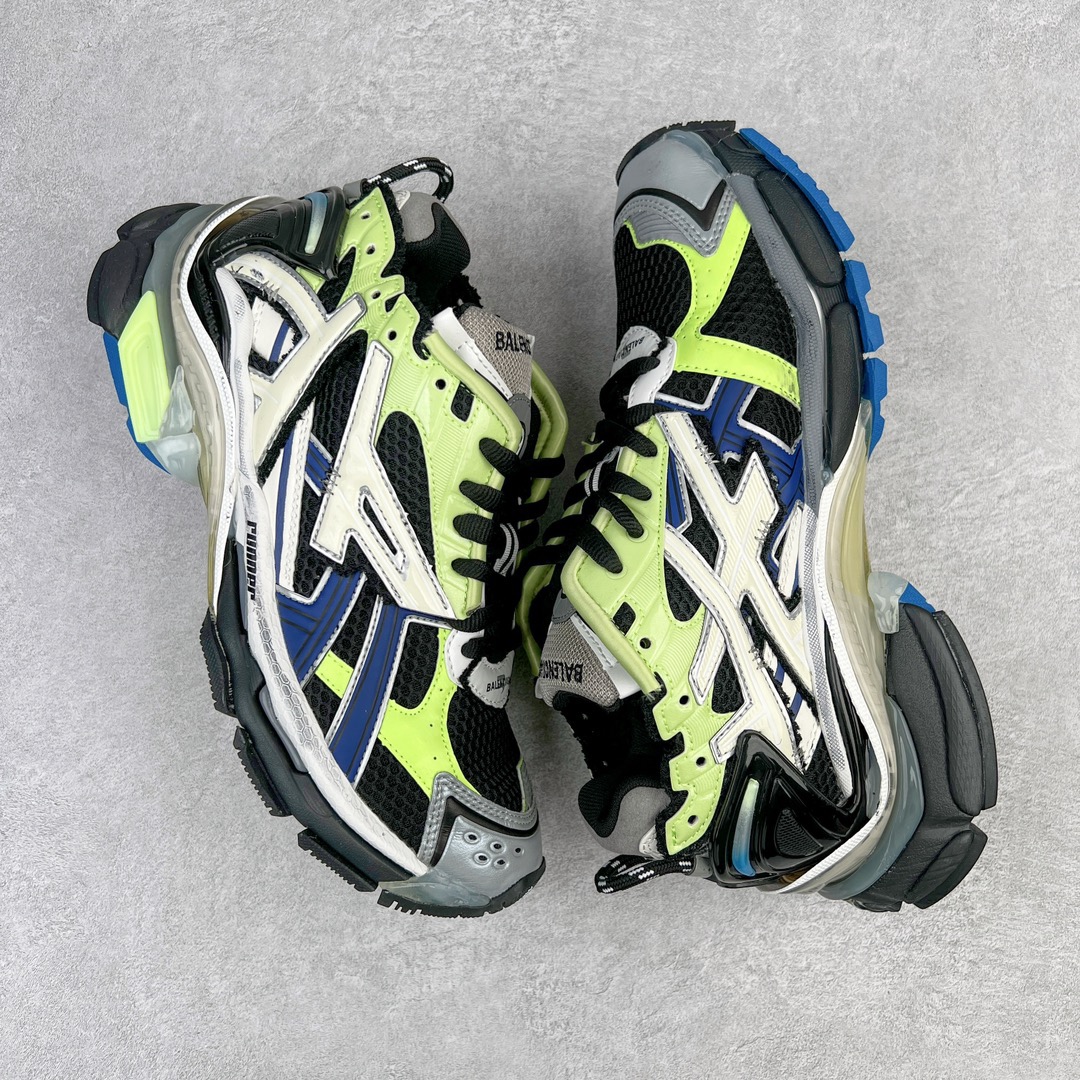 BALCIA Runner Green Blue Black Grey - CCSHOES