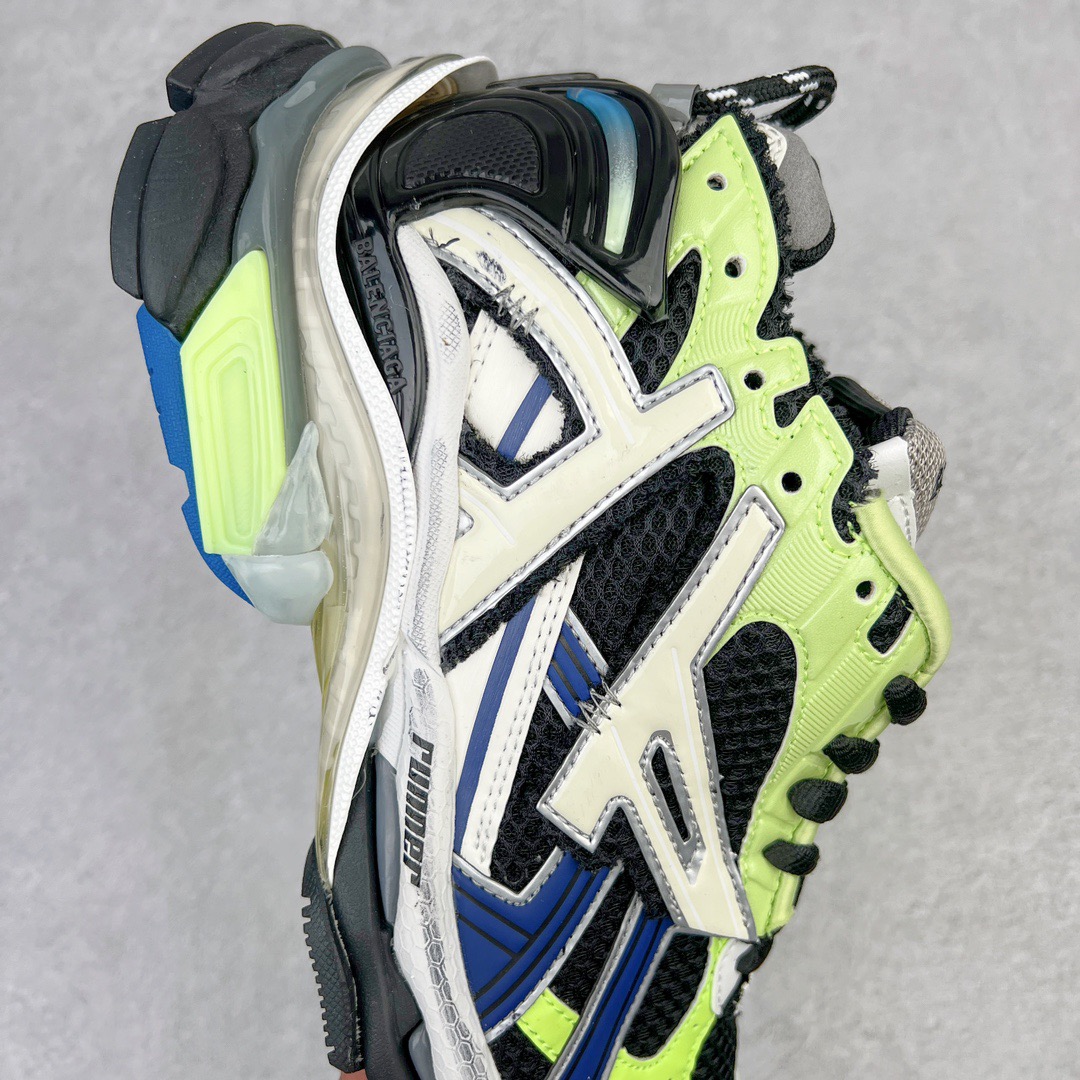 BALCIA Runner Green Blue Black Grey - CCSHOES