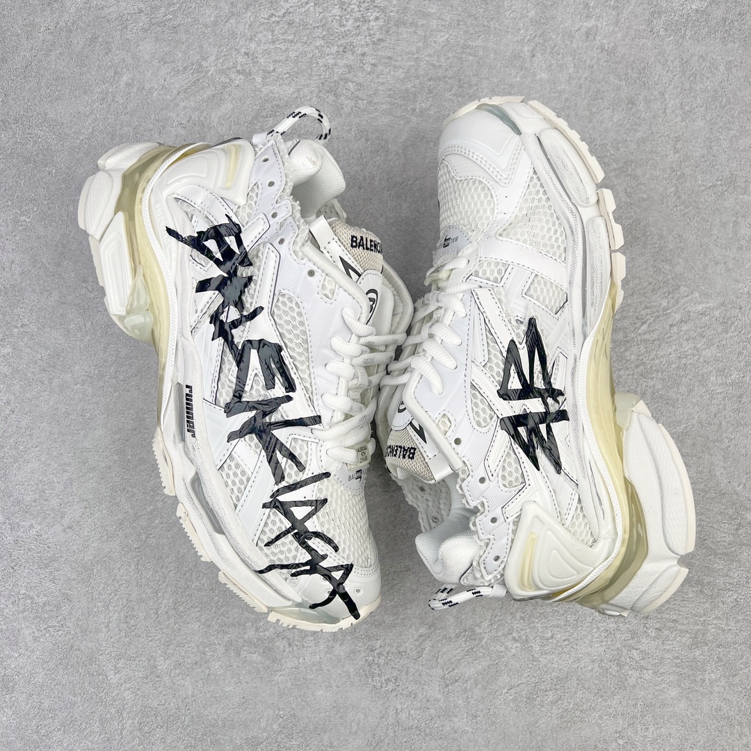 BALCIA Runner Graffiti White - CCSHOES