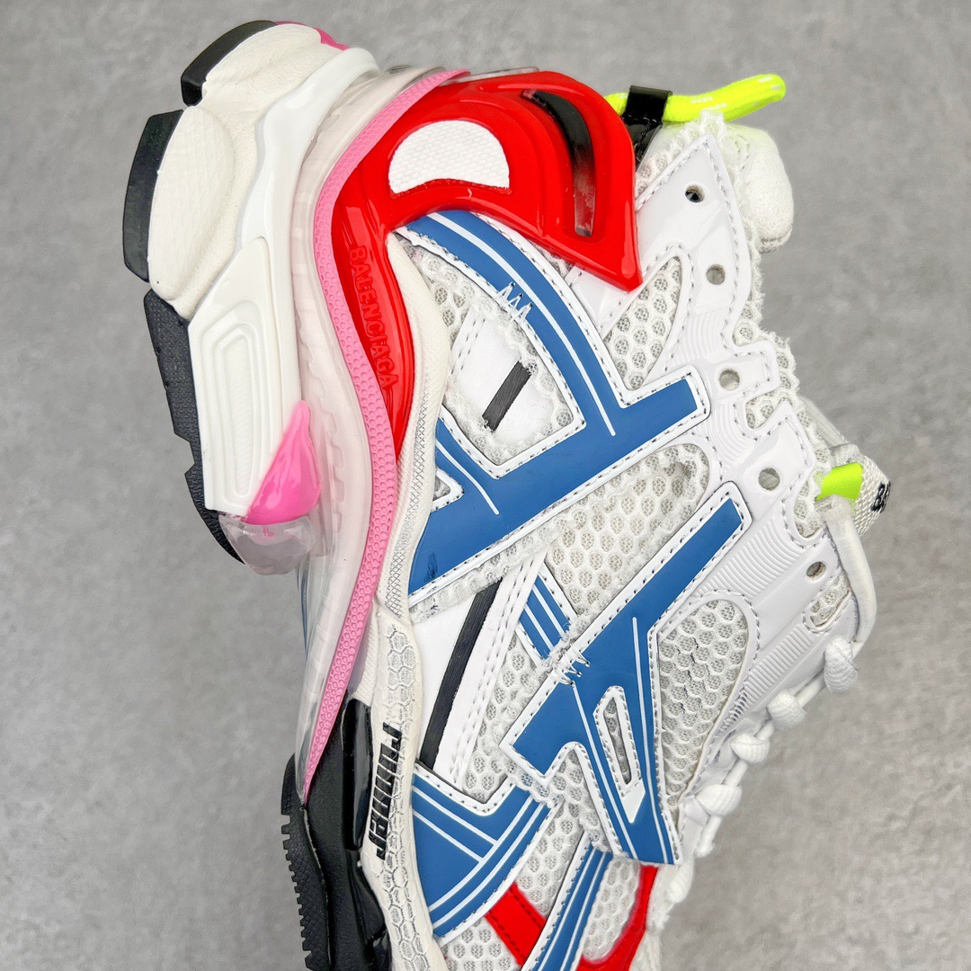 BALCIA Runner White Red Blue - CCSHOES