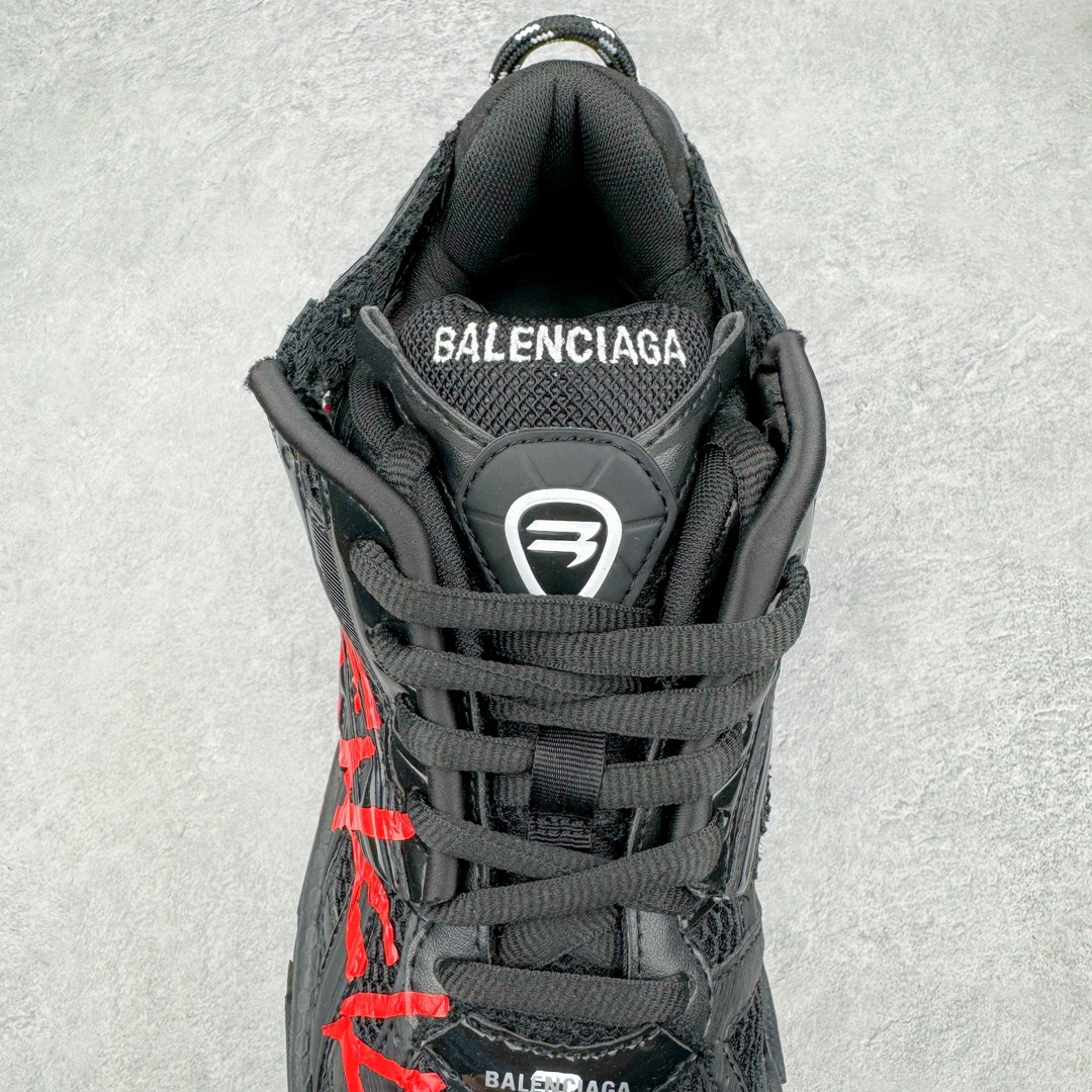 BALCIA Runner Black And Red Characters Balenciaga - CCSHOES