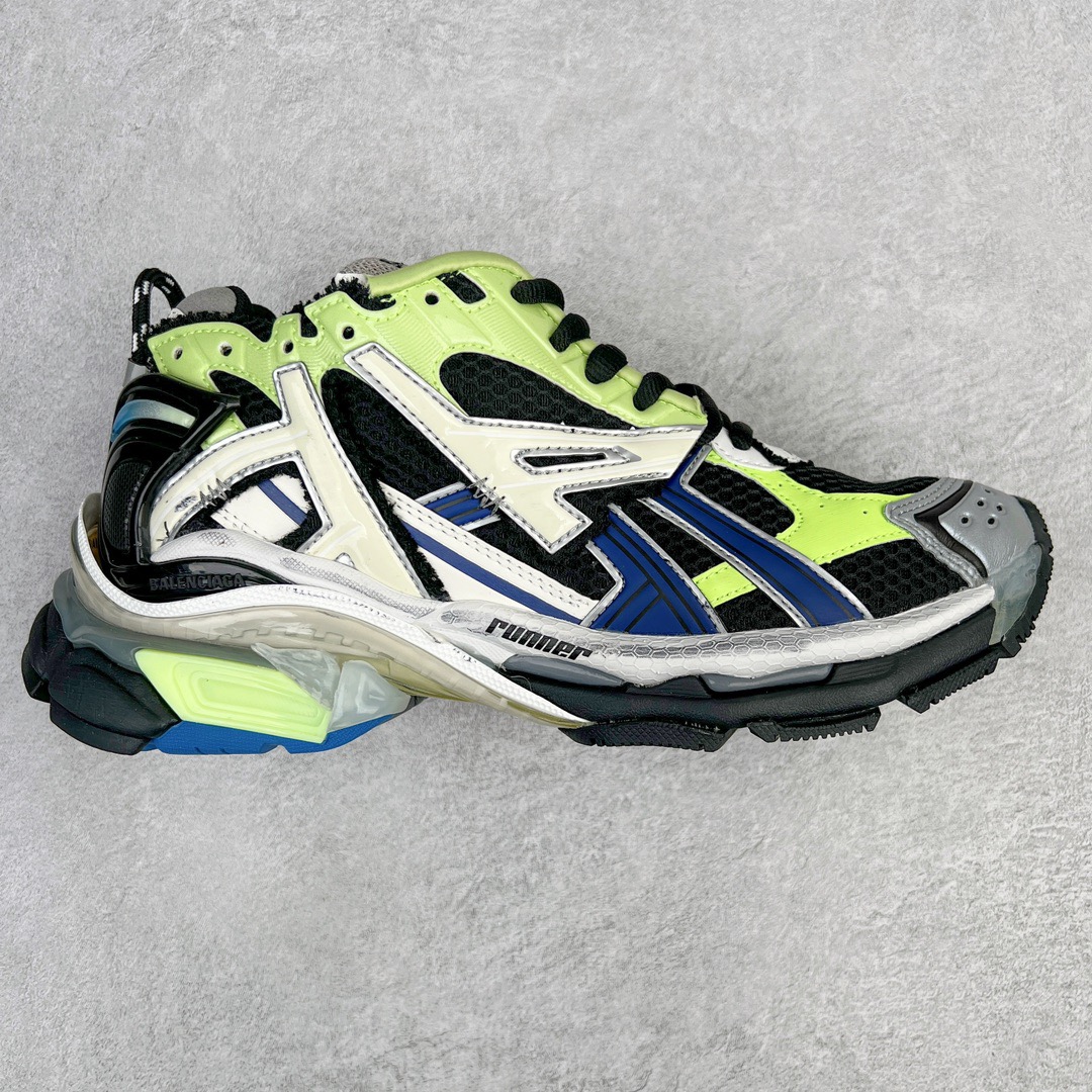 BALCIA Runner Green Blue Black Grey - CCSHOES