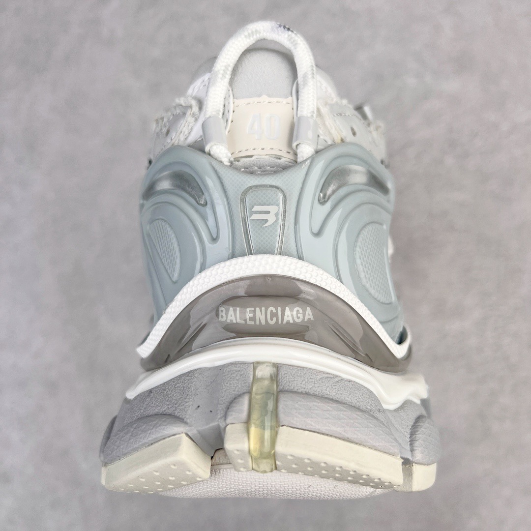 BALCIA Track Runner White Grey Silver - CCSHOES