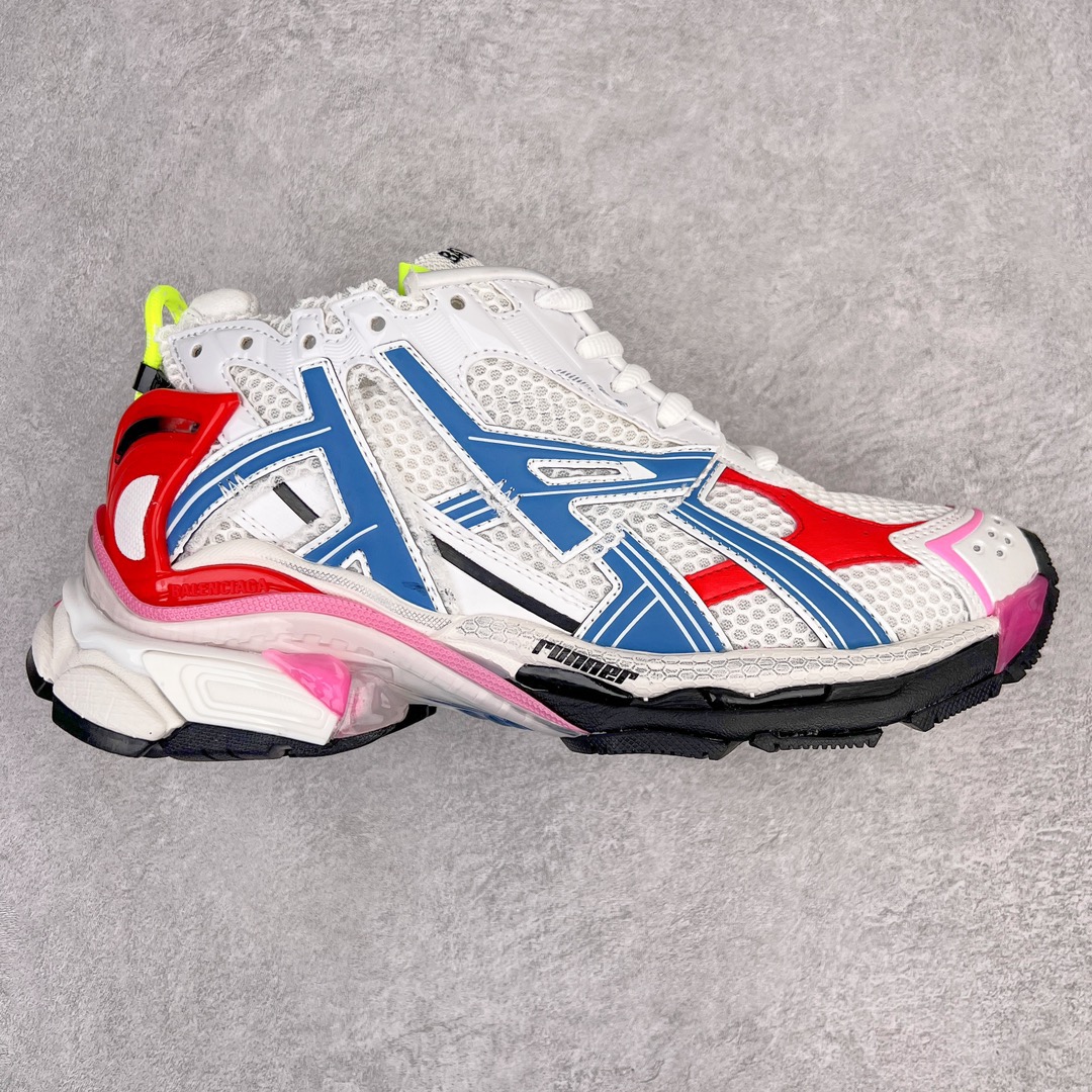 BALCIA Runner White Red Blue - CCSHOES