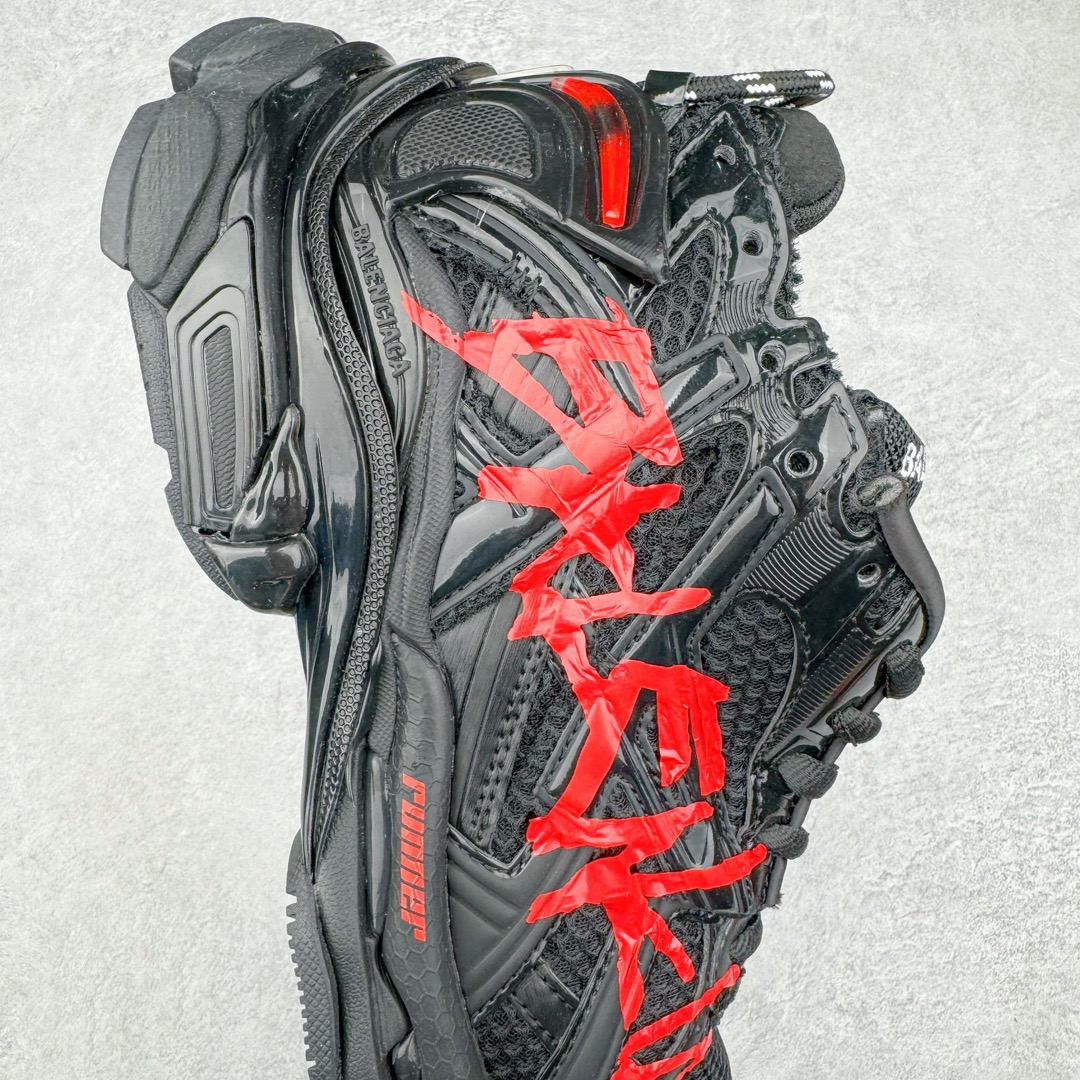 BALCIA Runner Black And Red Characters Balenciaga - CCSHOES