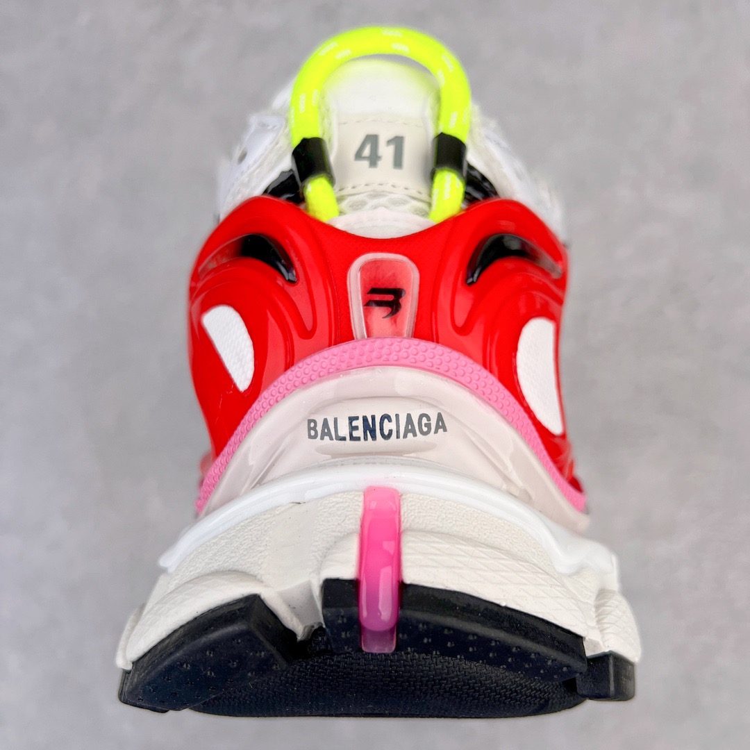 BALCIA Runner White Red Blue - CCSHOES