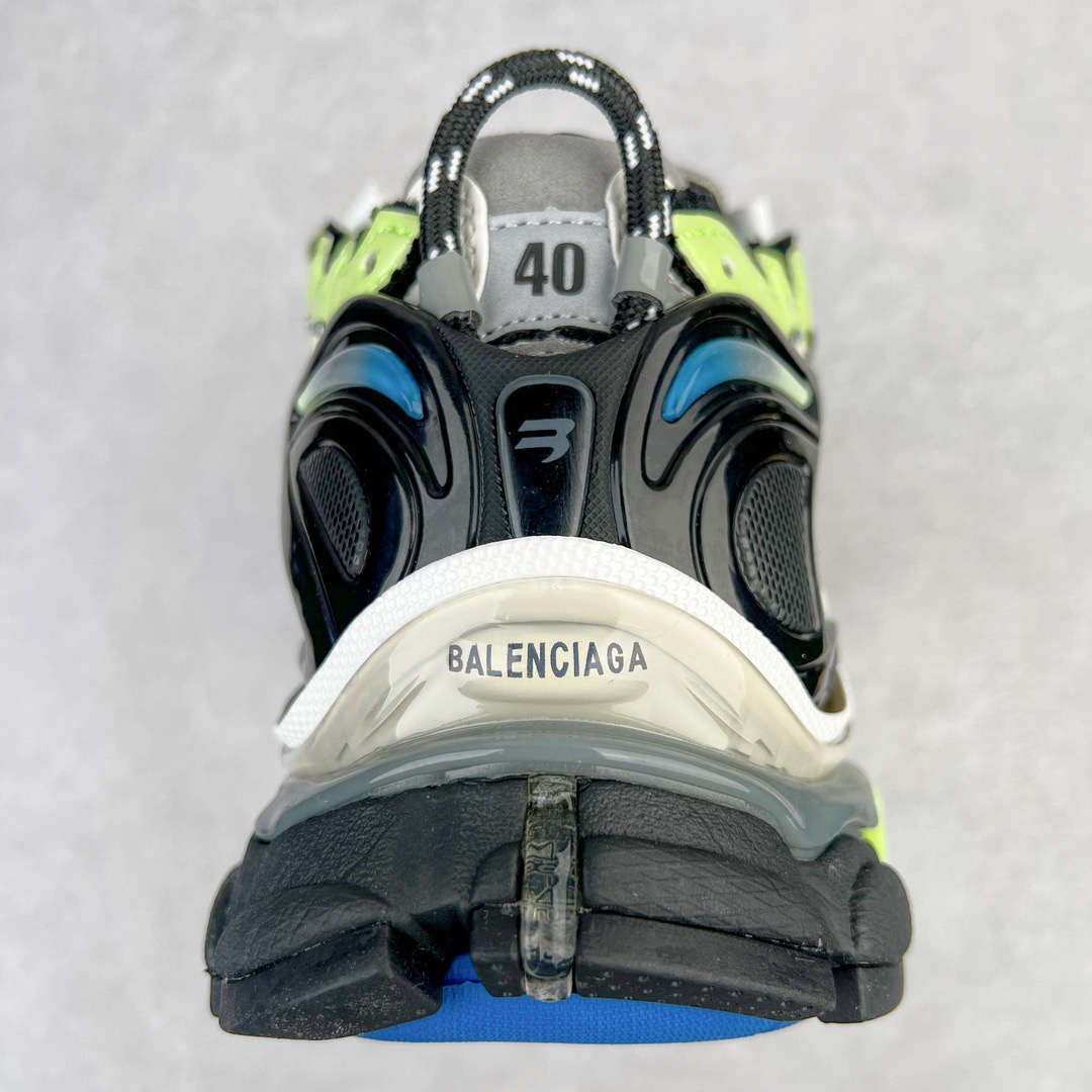 BALCIA Runner Green Blue Black Grey - CCSHOES