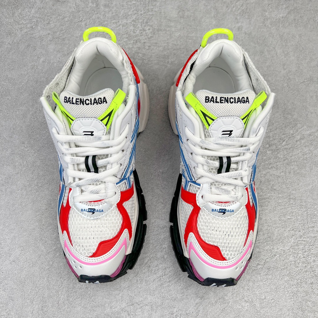 BALCIA Runner White Red Blue - CCSHOES