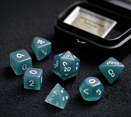 Resin frosted dice | Bear Dice