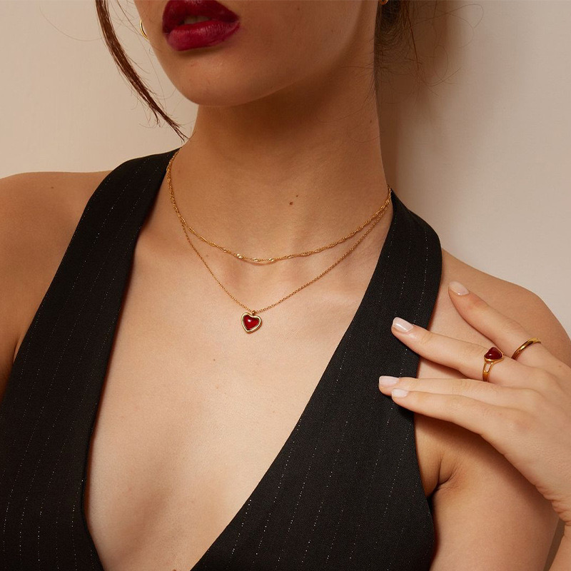 Chalcedony Love Pendant