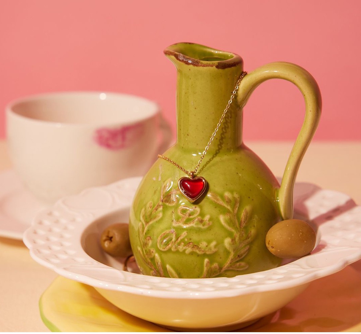 Chalcedony Love Pendant