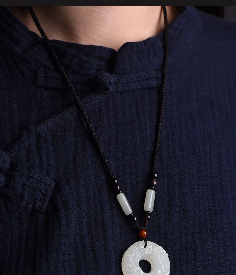 Natural Jade Peace Buckle