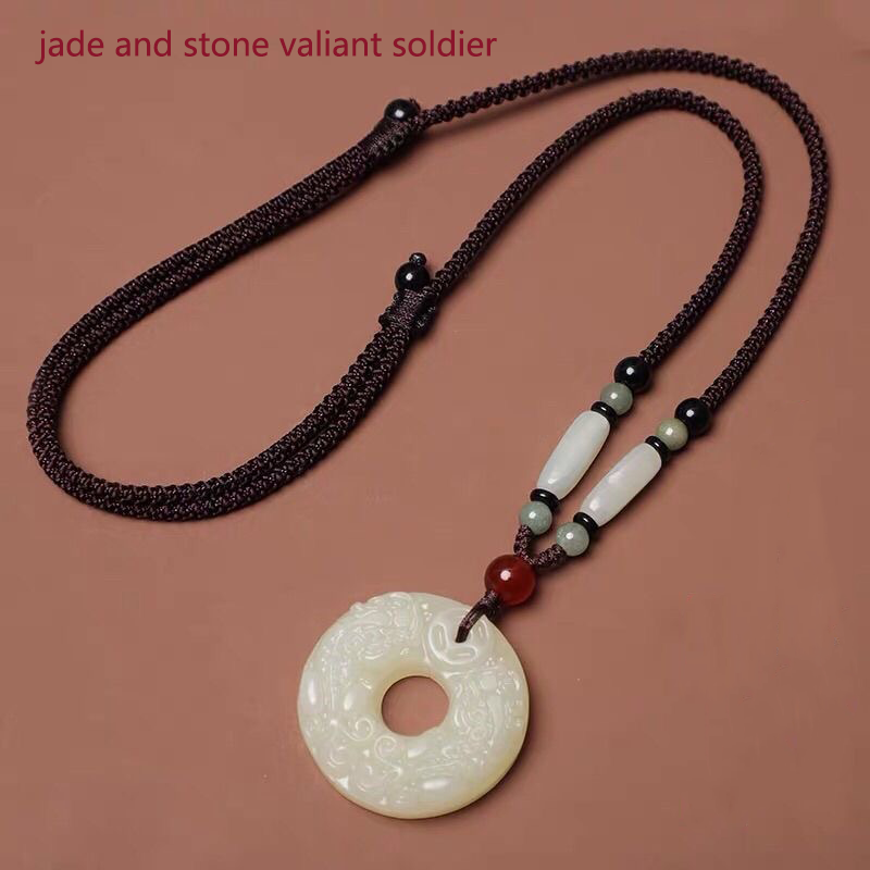 Natural Jade Peace Buckle