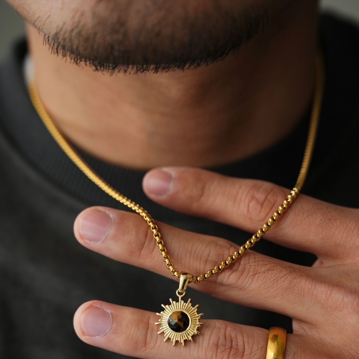 Golden Sunflower Cat's Eye