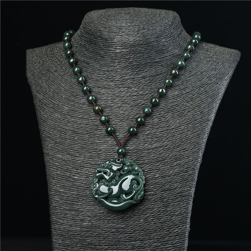 Natural Xinjiang Hetian Jade Fortune Pendant