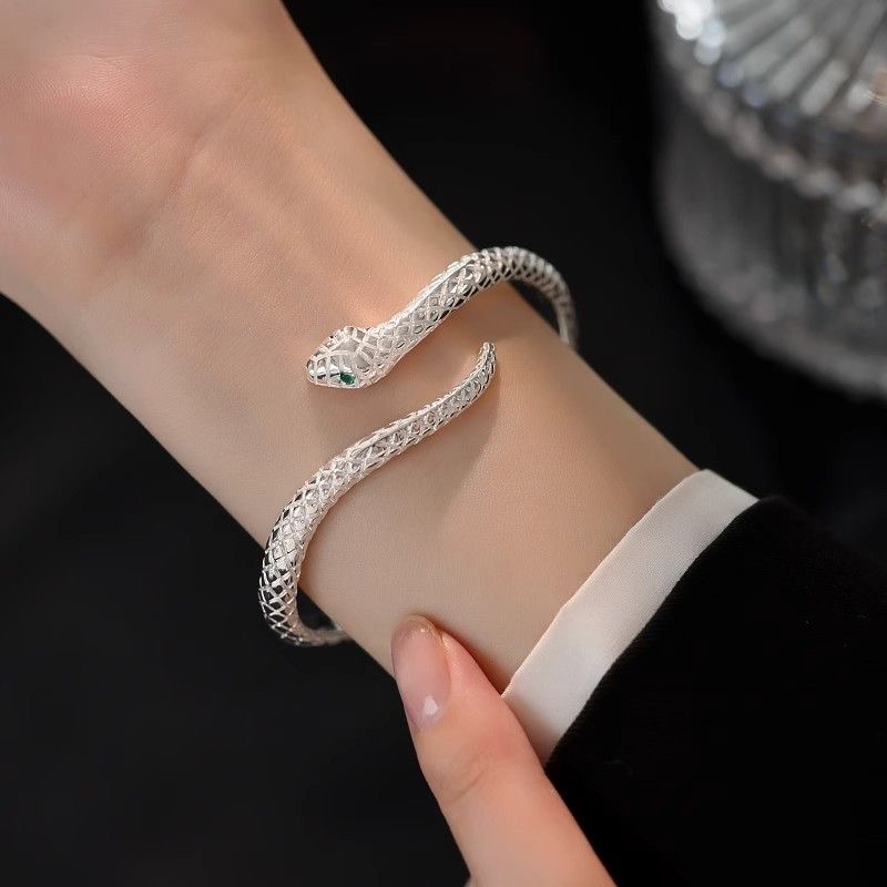 999 Silver Snake Silver Bracelet for Women
