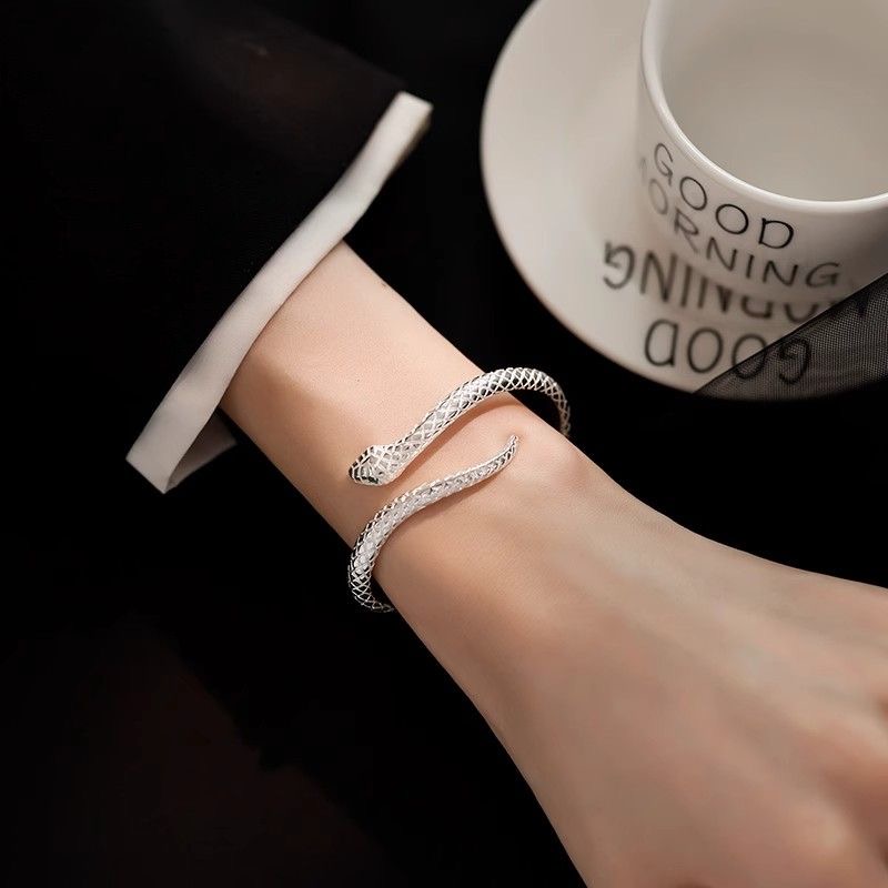 999 Silver Snake Silver Bracelet for Women