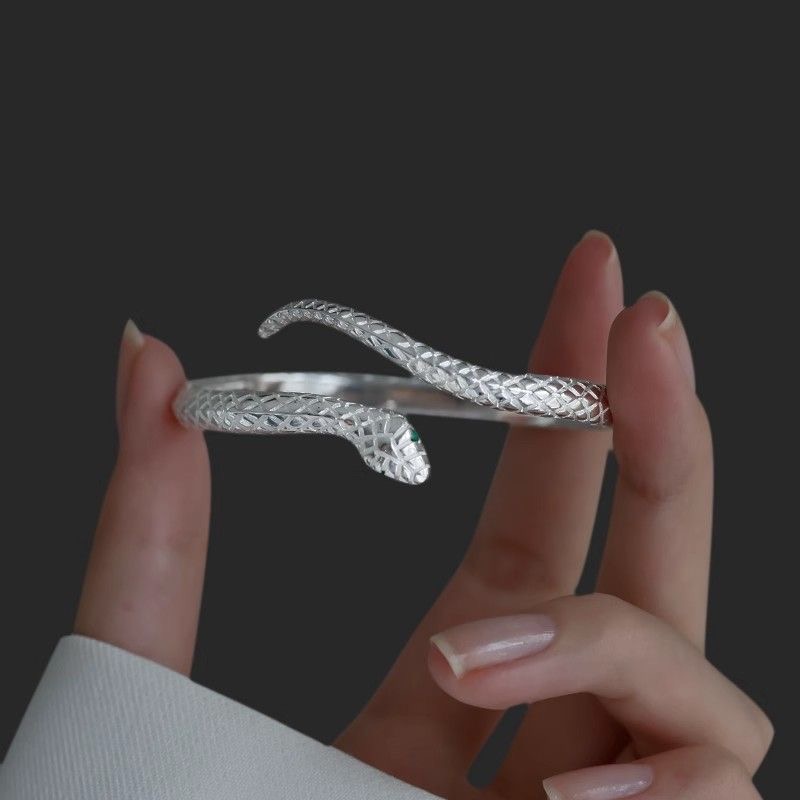 999 Silver Snake Silver Bracelet for Women