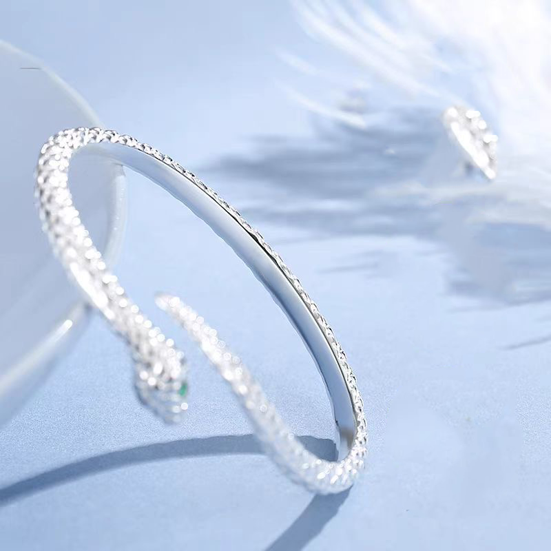 999 Silver Snake Silver Bracelet for Women