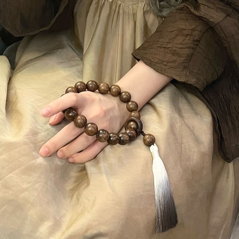 Natural Gold Sandalwood Bracelet