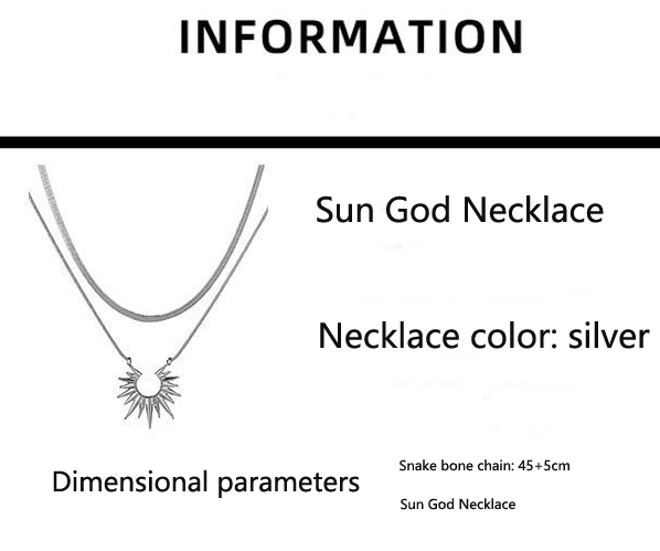 Sun God Necklace