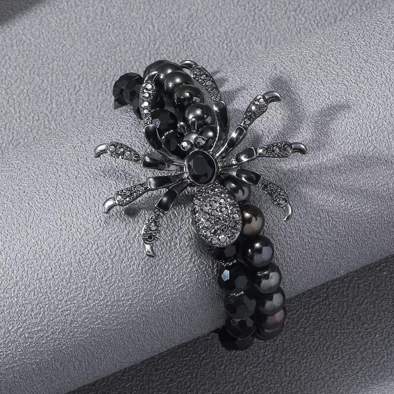 Spider Beaded Bracelet