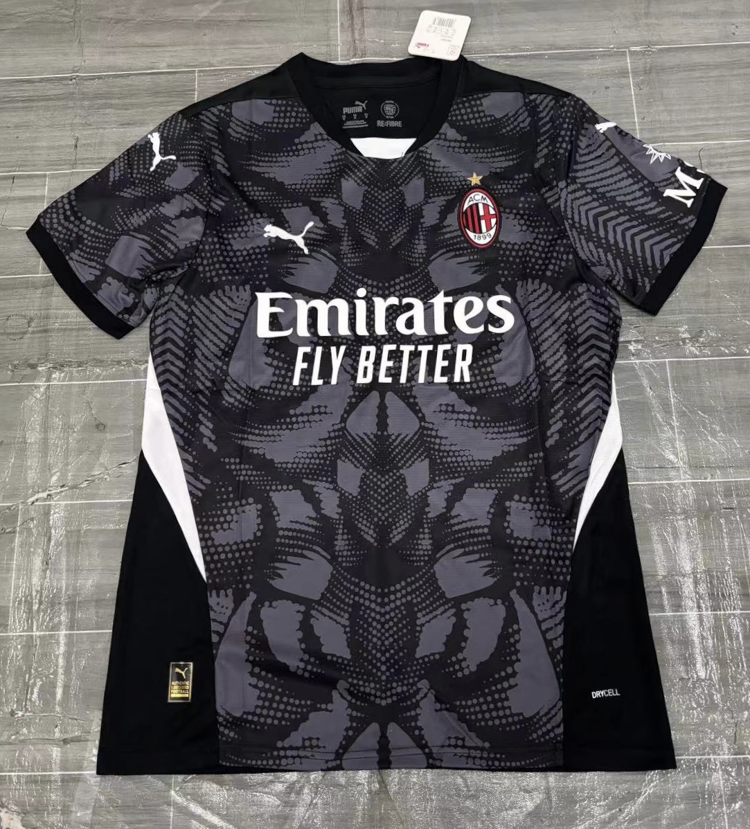 24/25 AC Milan GK Black Soccer Jersey - tingfengxie