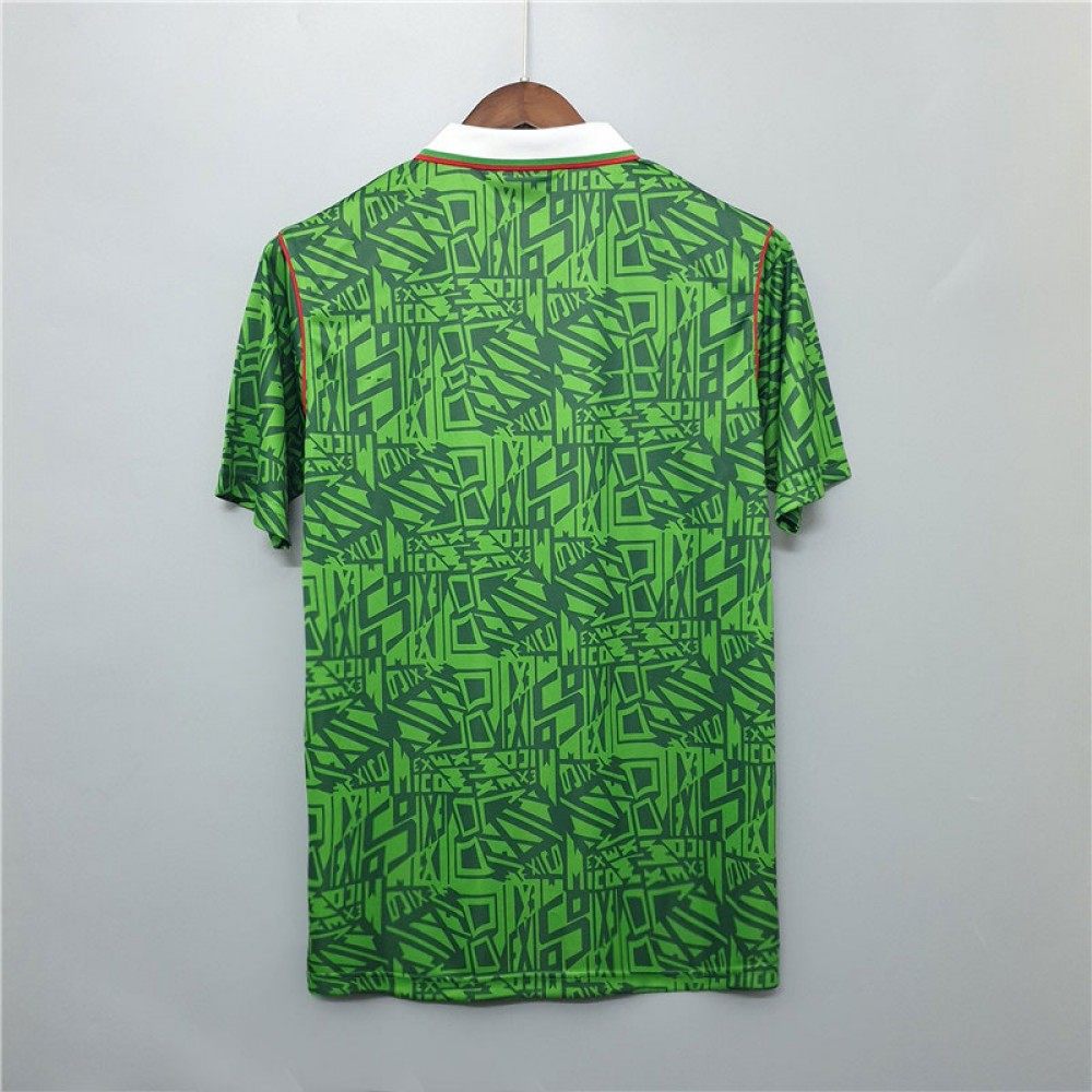 1994 Retro Mexico Soccer Jersey Home - tingfengxie