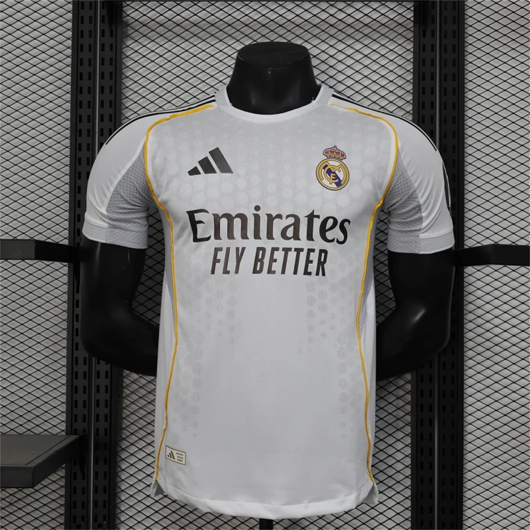 2025-2026 Player Version Real Madrid Home Football Shirt 1:1 Thai Quality - tingfengxie