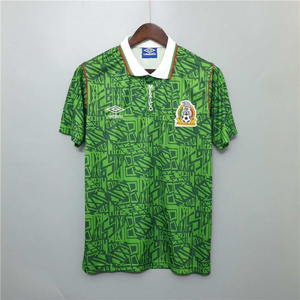 1994 Retro Mexico Soccer Jersey Home - tingfengxie