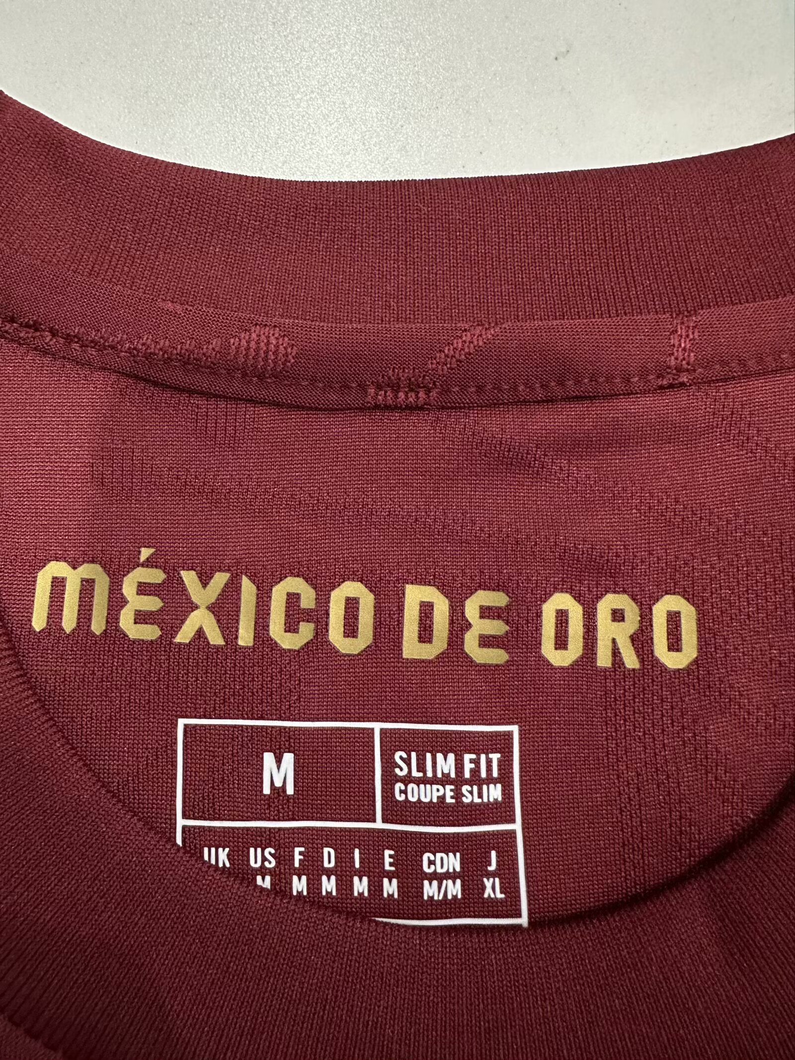 2025 Mexico Gold Cup Maroon Football Jersey - tingfengxie