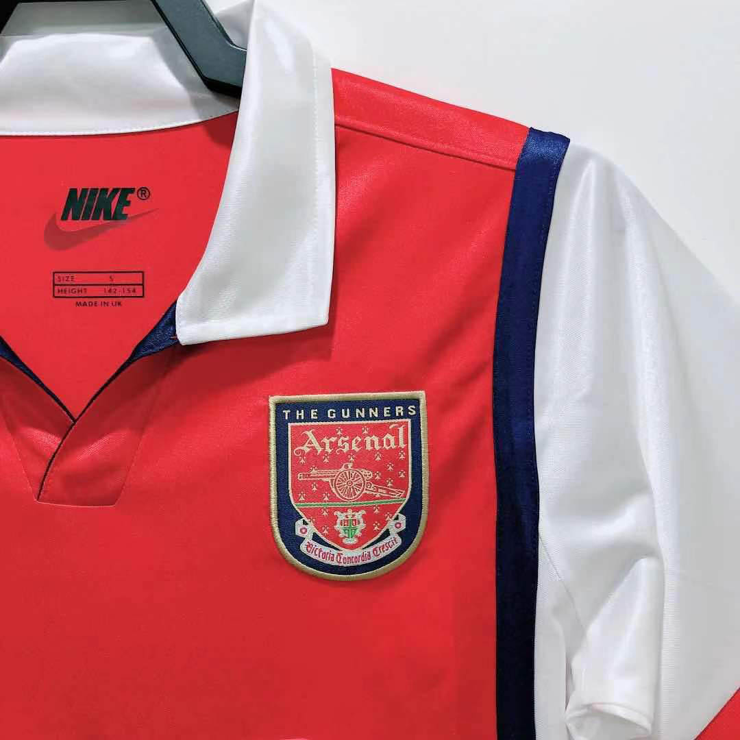 1998/1999 Retro Arsenal Home Football Shirt 1:1 Thai Quality - tingfengxie