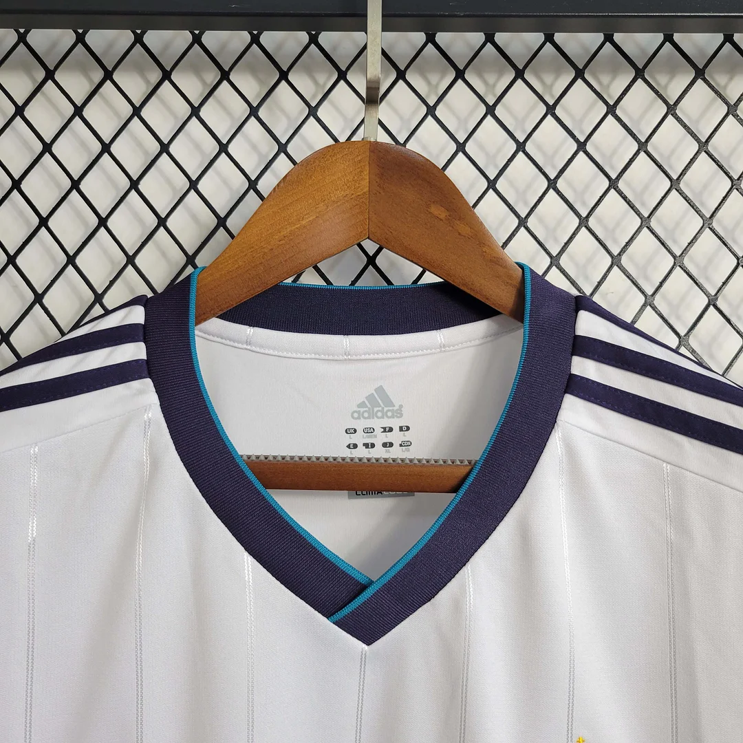2012-2013 Retro Long Sleeve Real Madrid Home Football Shirt 1:1 Thai Quality - tingfengxie