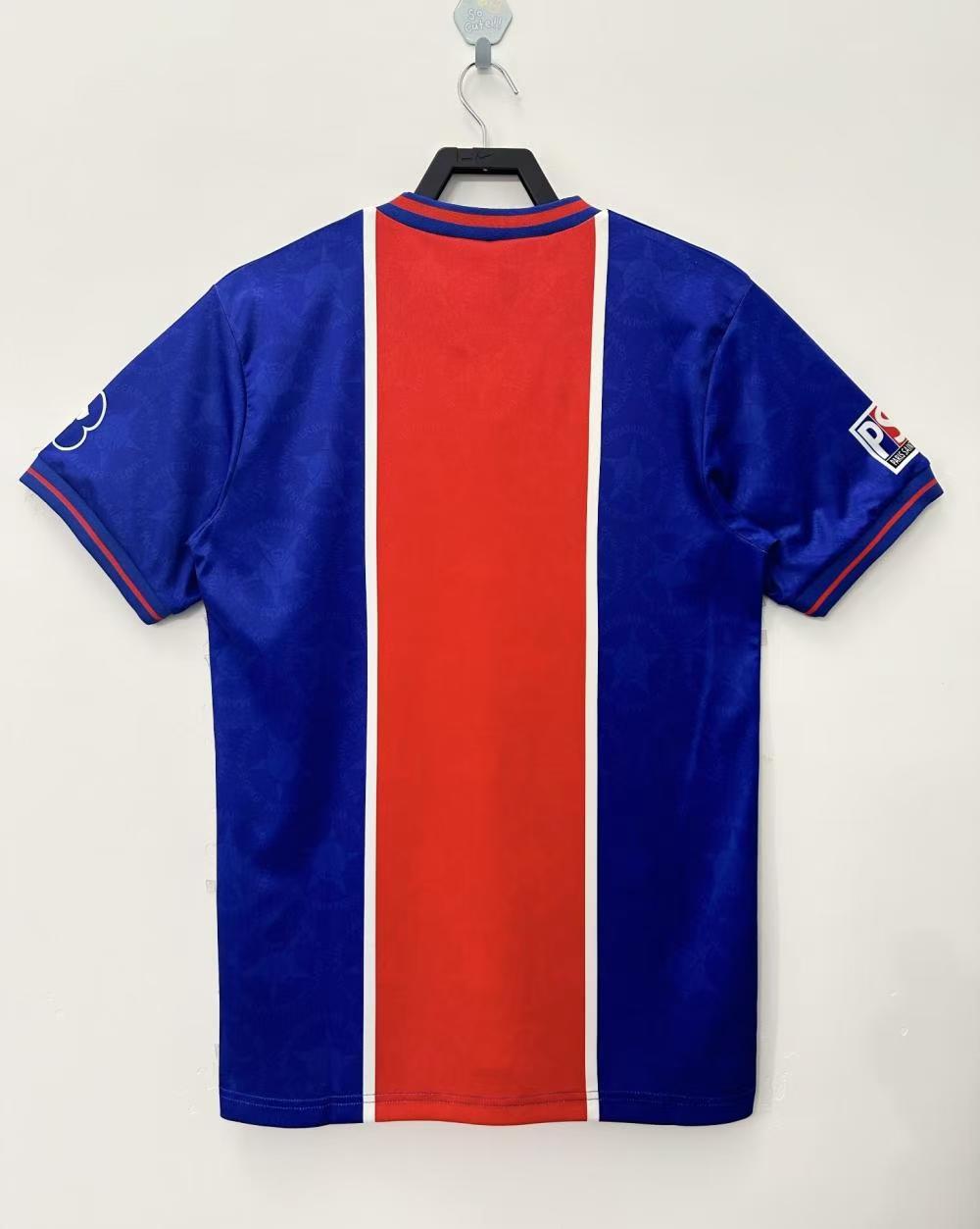 1995/1996 Retro Psg Paris Saint-Germain Home Football Shirt 1:1 Thai Quality - tingfengxie