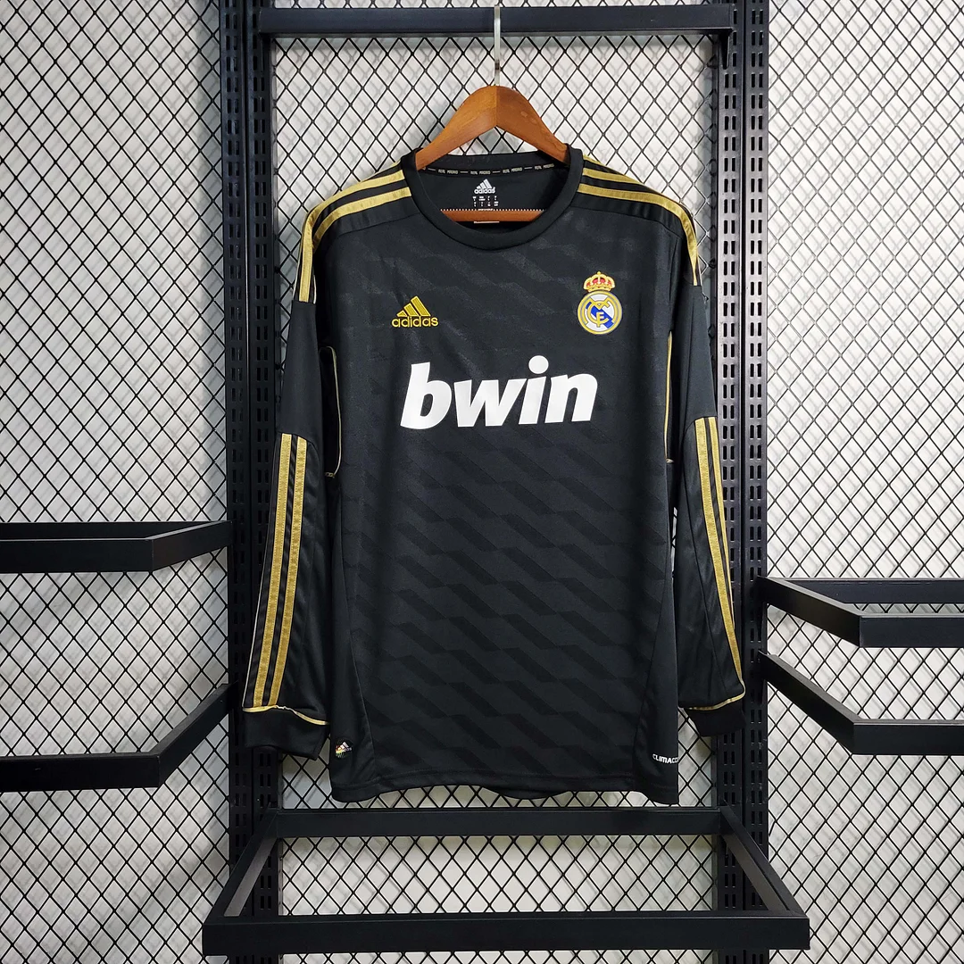2011-2012 Retro Long Sleeve Real Madrid Away Football Shirt 1:1 Thai Quality - tingfengxie