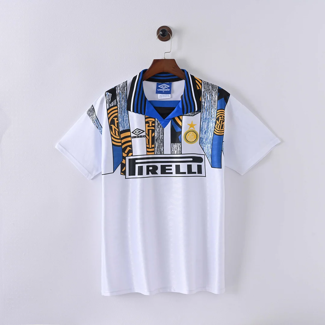 1995/1996 Retro Internazionale Milan Away Football Jersey 1:1 Thai Quality - tingfengxie
