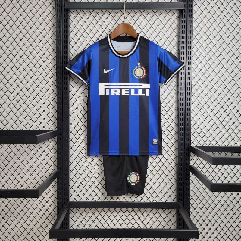2009/2010 Retro Kids Size nter Milan Home Football Jersey 1:1 Thai Quality - tingfengxie