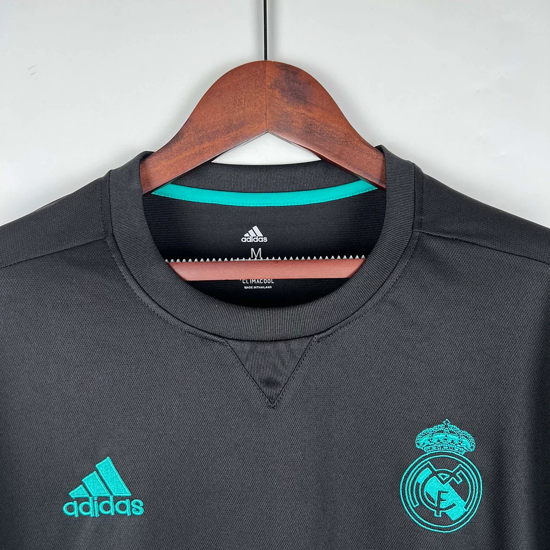 2017-2018 Retro Long Sleeve Real Madrid Away Football Shirt 1:1 Thai Quality - tingfengxie