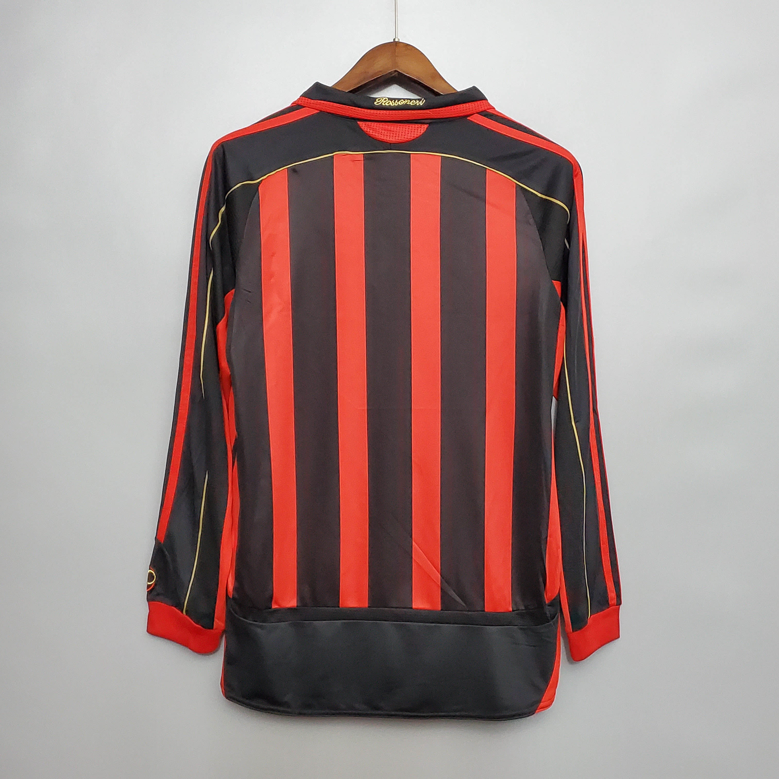 2006/2007 Retro Long Sleeve AC Milan Home Football Shirt 1:1 Thai Quality - tingfengxie