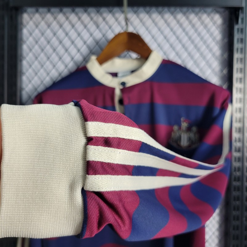 1995/1997 Retro Long Sleeves Newcastle United Away Soccer Jersey - tingfengxie