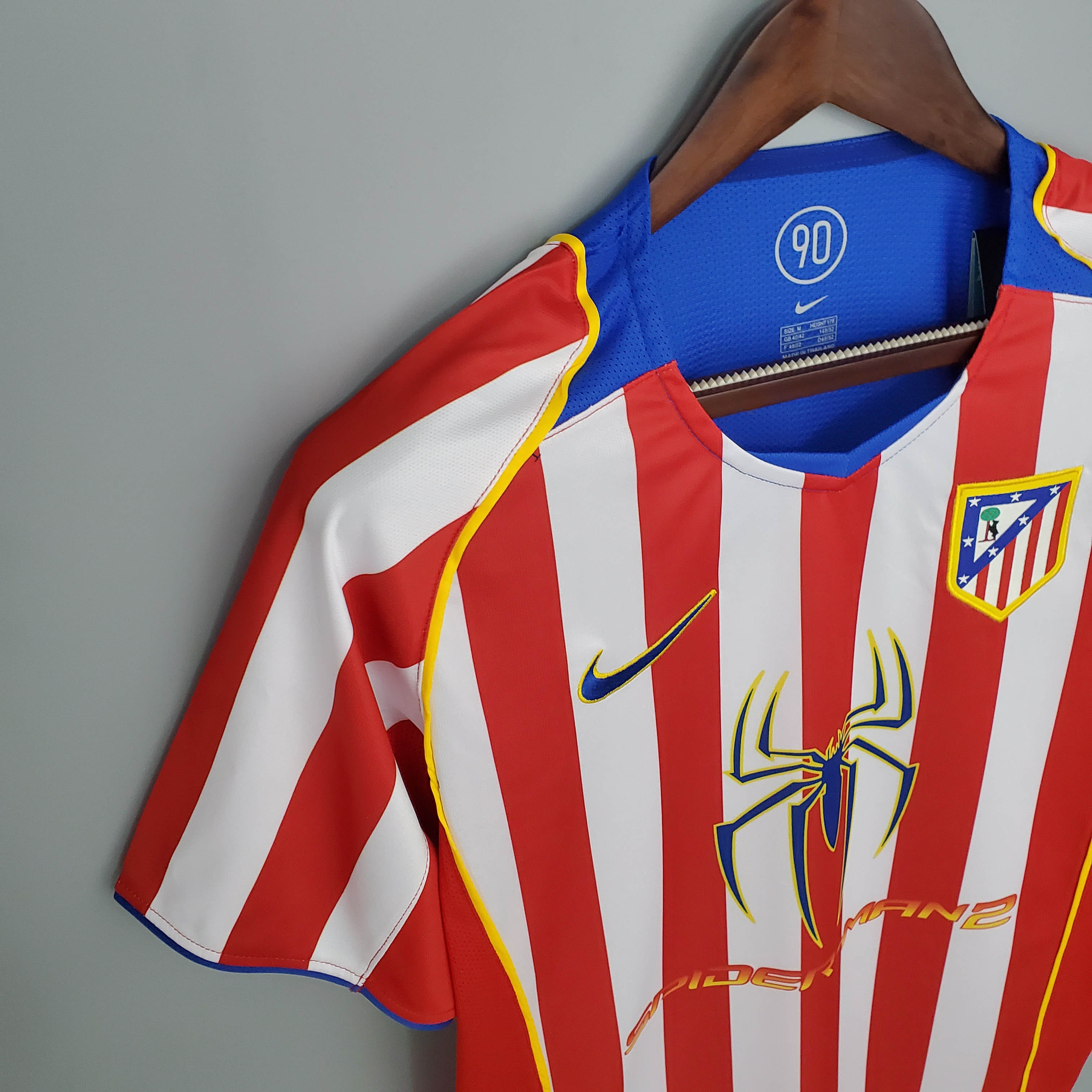 2004/2005 Retro Atletico Madrid Home Soccer Jersey 1:1 Thai Quality - tingfengxie